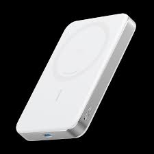 MagSafe-compatible wireless power bank.