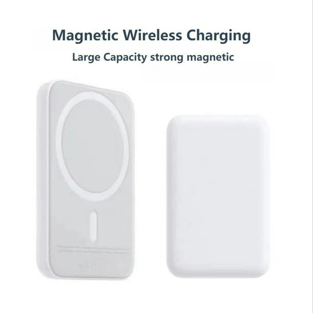 MagSafe-compatible wireless power bank.