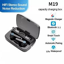 VOLTWAVE M19 Wireless Earbuds – Crystal Clear Sound & Deep Bass