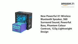VoltWave X1 Portable Bluetooth Speaker