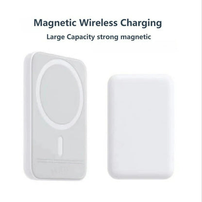 MagSafe-compatible wireless power bank.